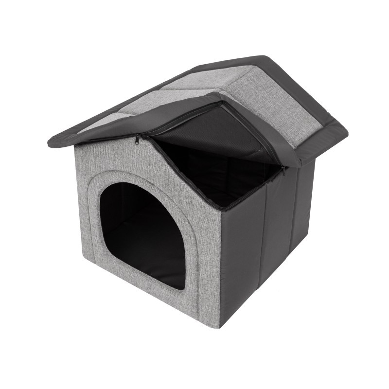 Búda pre psa INARI R6 sivá / grafitová