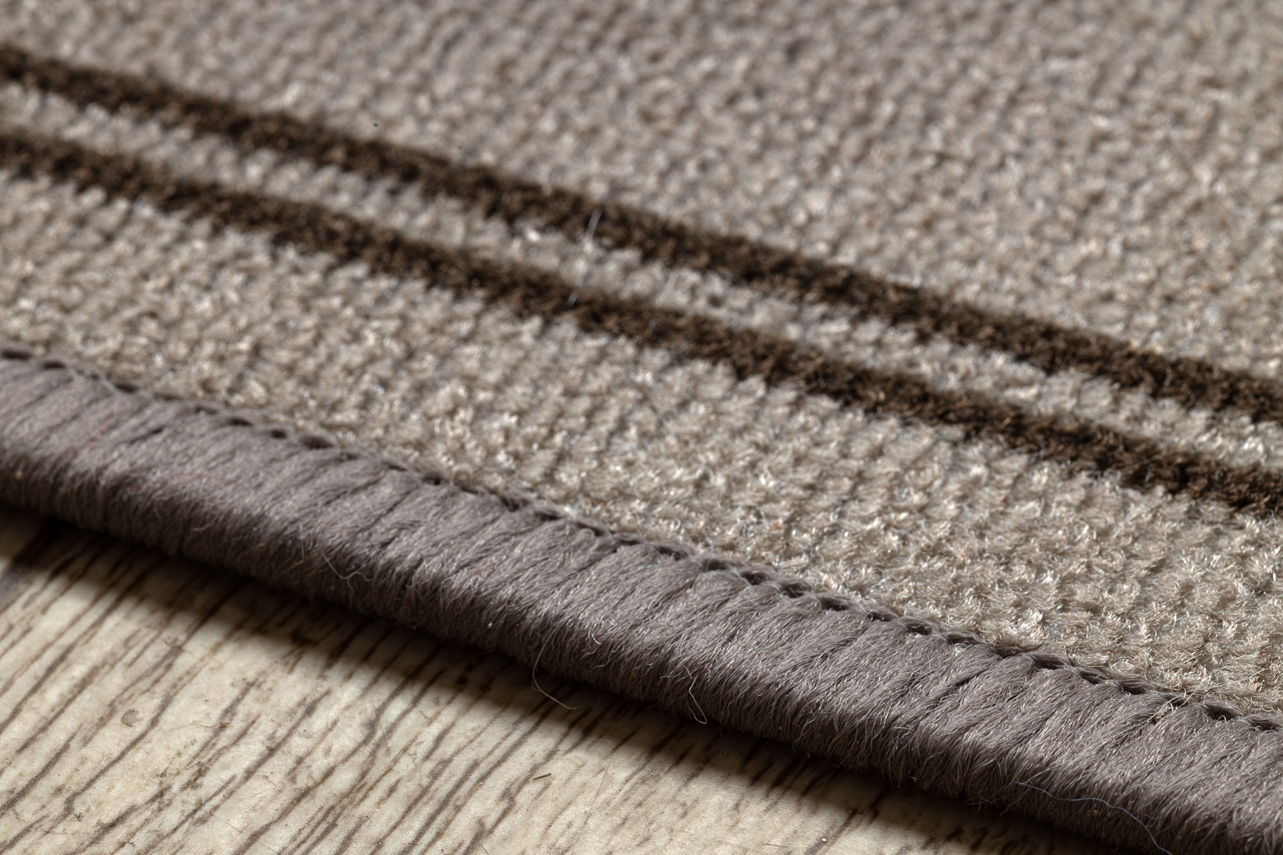 Protišmykový behúň LISTRA geometrický, béžový