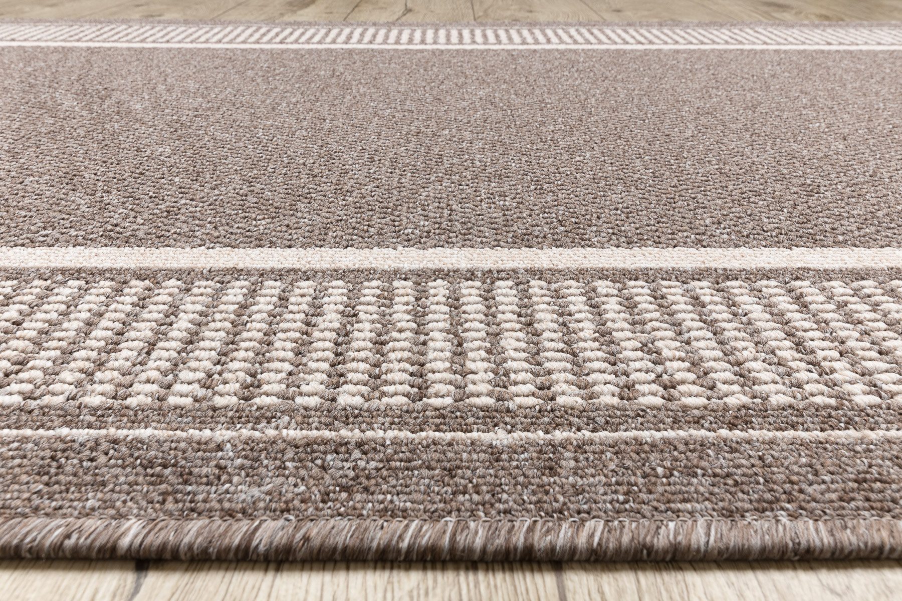 Protišmykový behúň TRENDY taupe, sivý