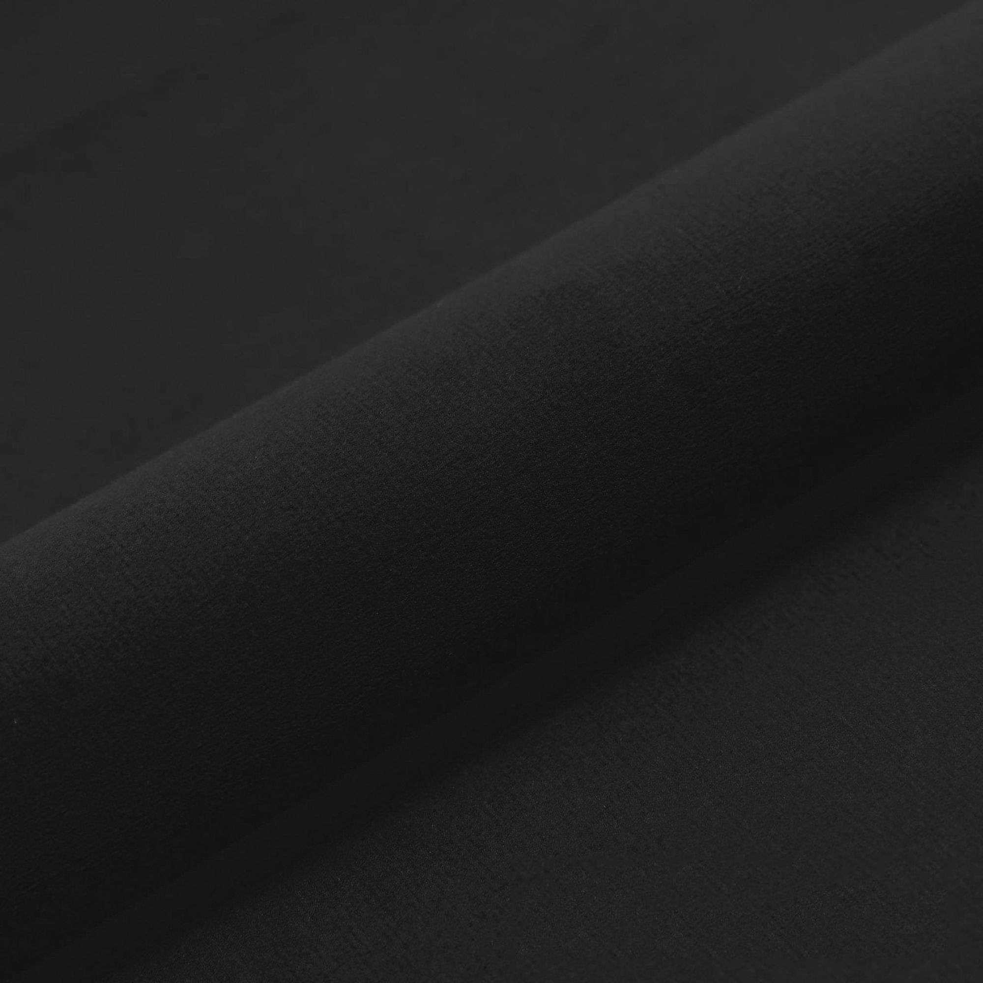 Plyšová podnožka čierna