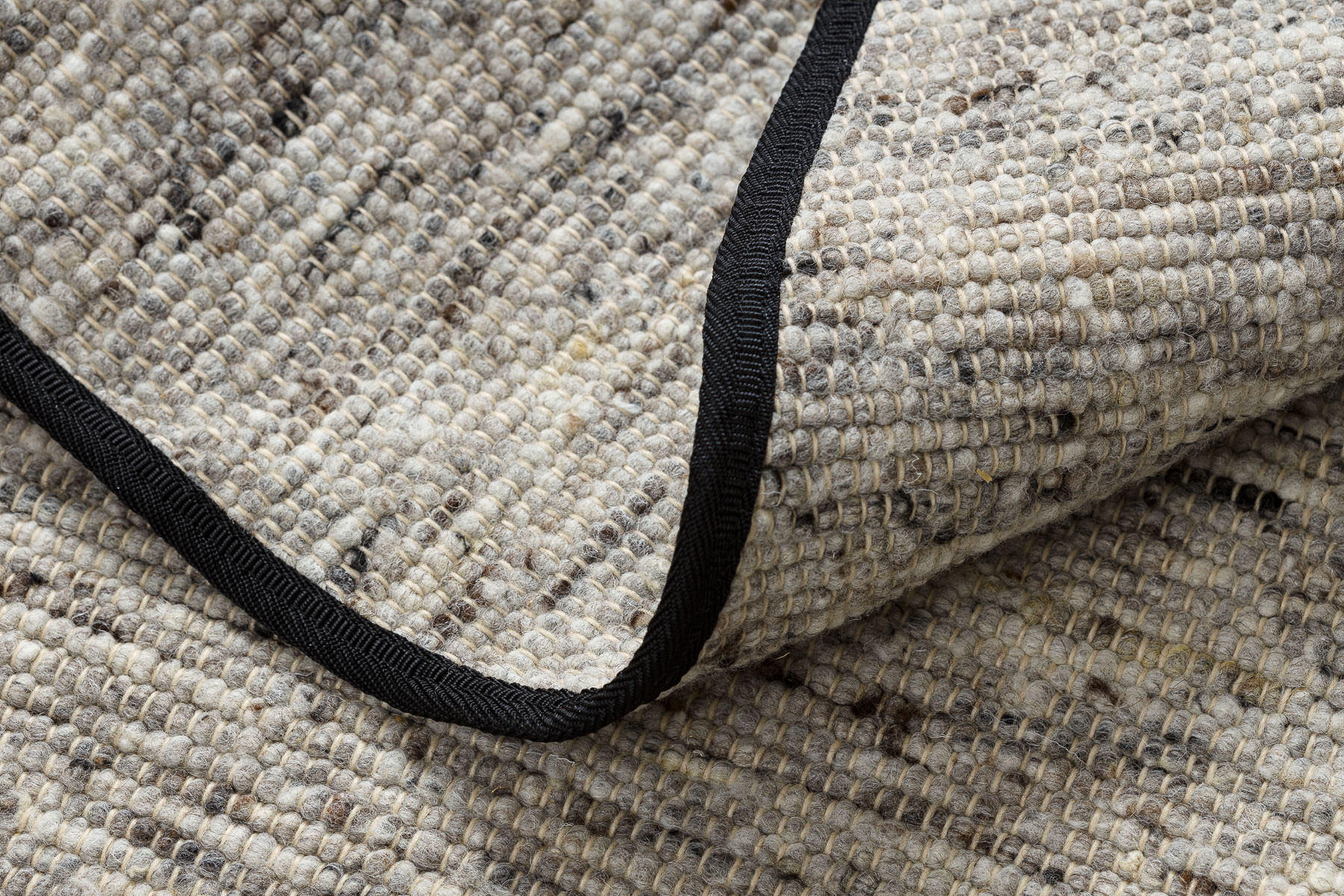 Koberec NEPAL 2100 naturálny / sivý kruh