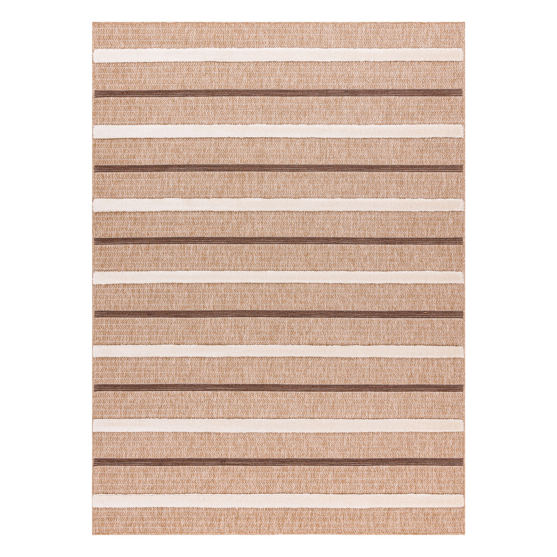 Koberec SPARK 0686A pruhy, béžový / krémový