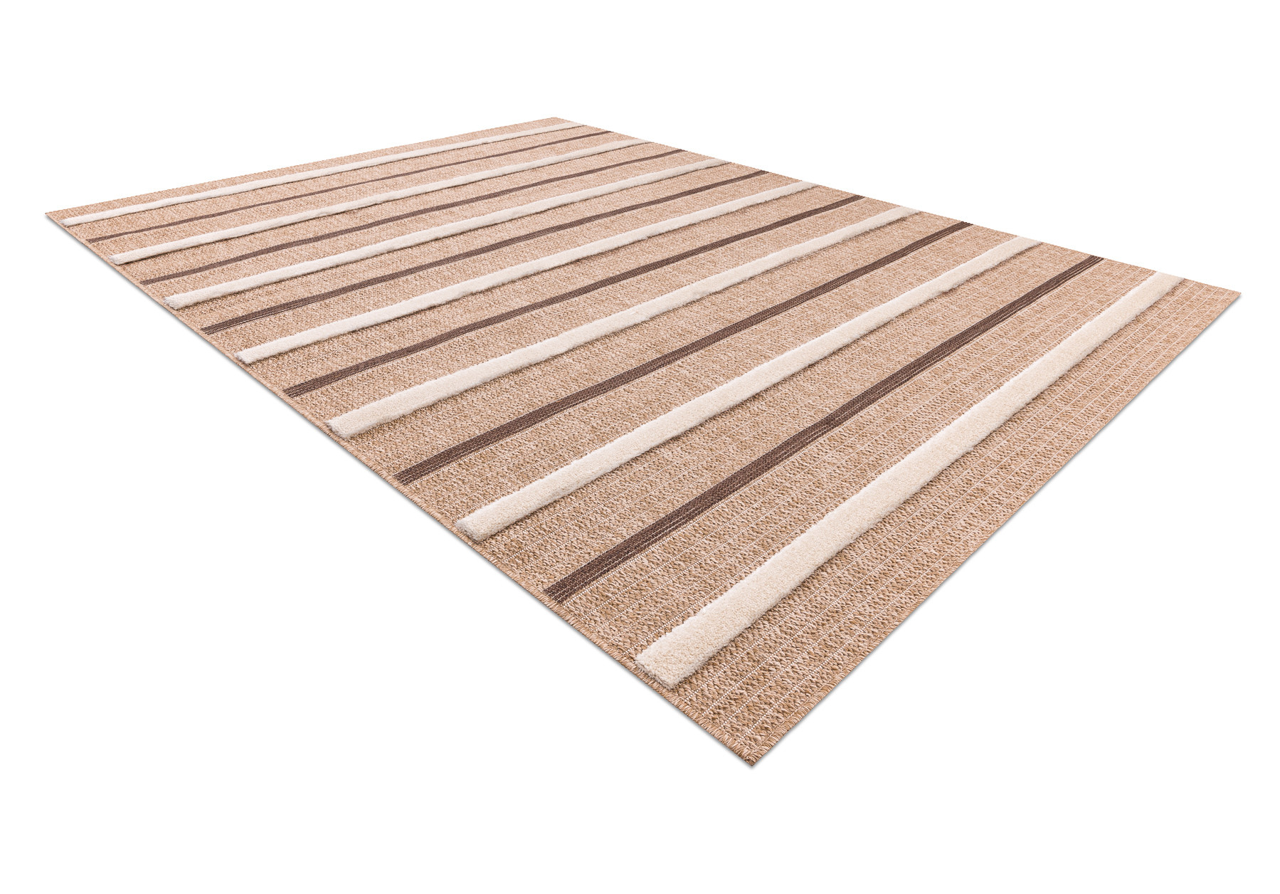 Koberec SPARK 0686A pruhy, béžový / krémový