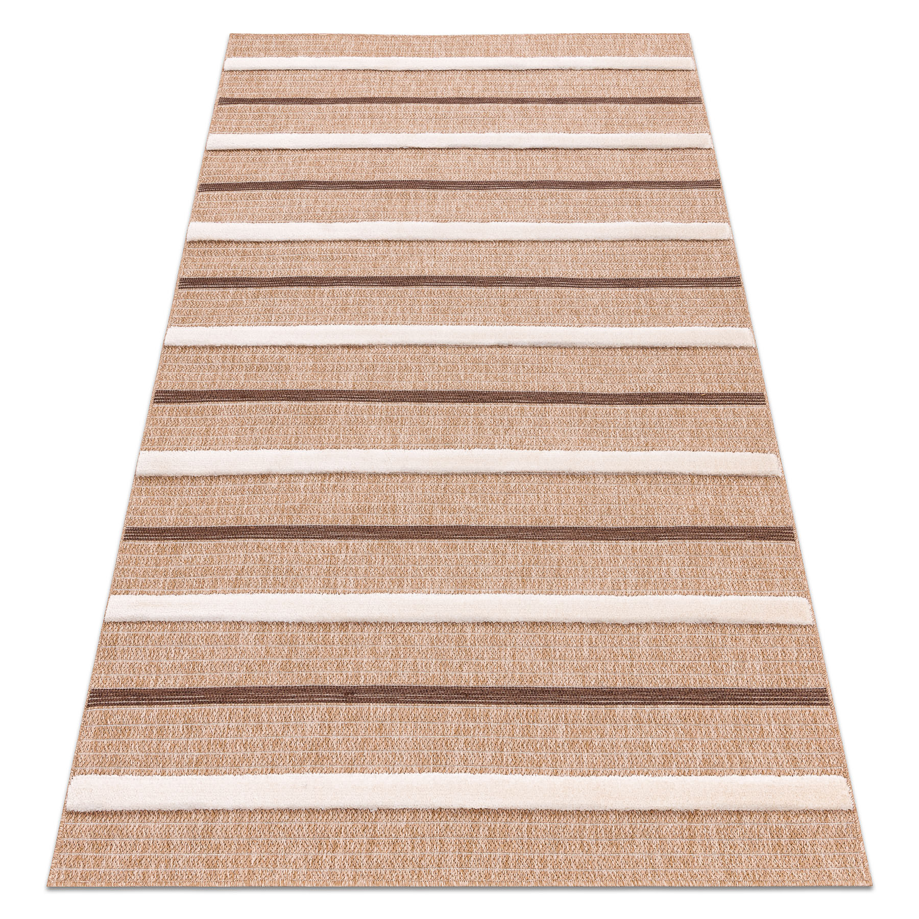 Koberec SPARK 0686A pruhy, béžový / krémový