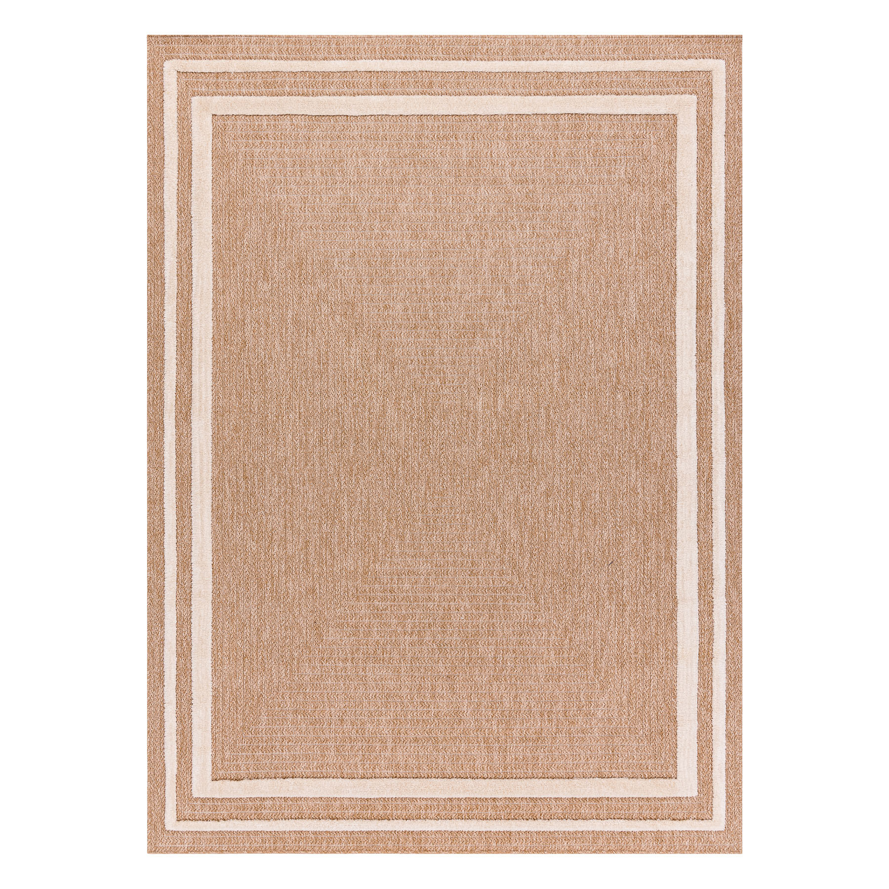 Koberec SPARK 0687A rám, béžový / krémový