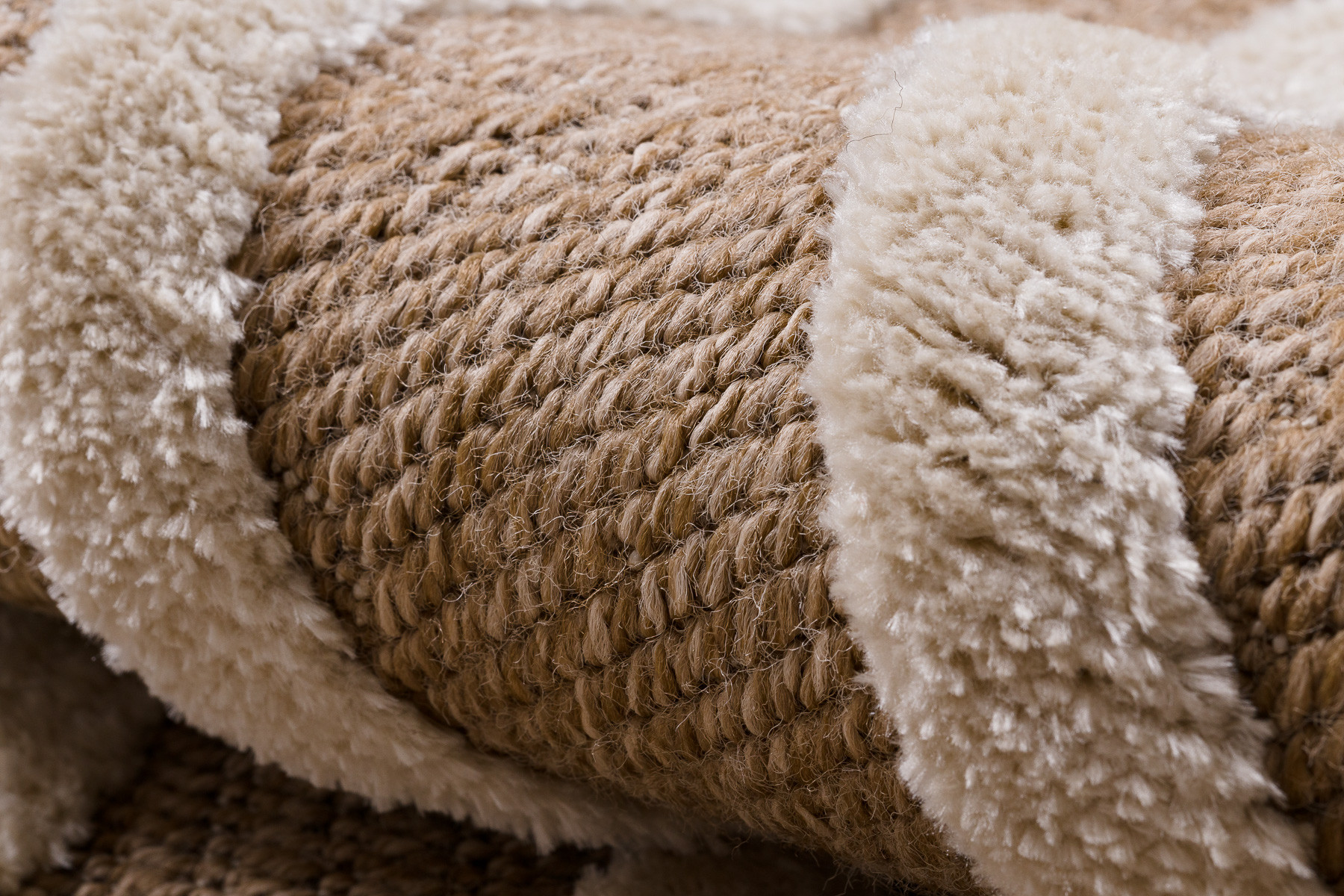 Koberec SPARK 0688A geometrický, béžový / krémový