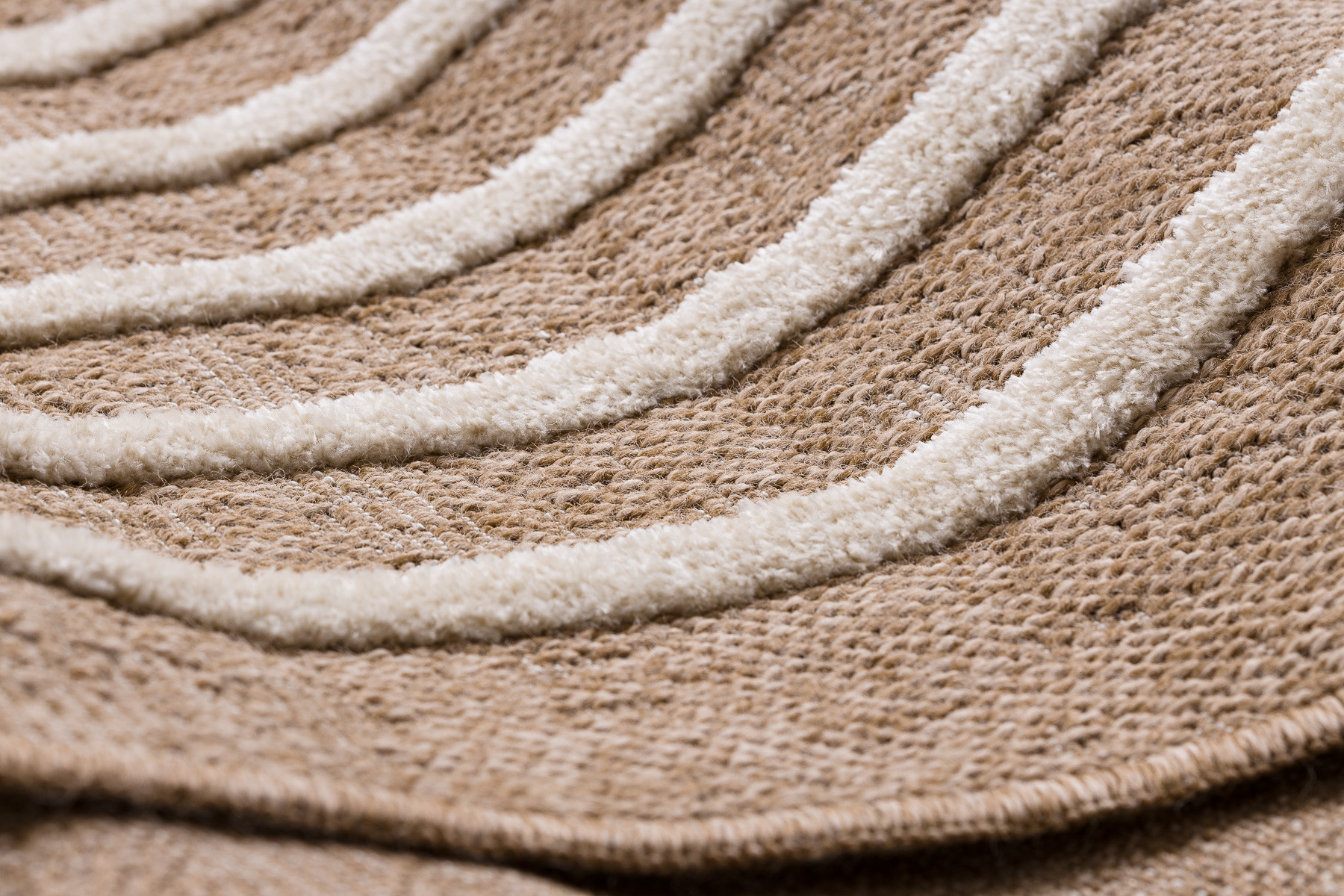 Koberec SPARK 0688A geometrický, béžový / krémový