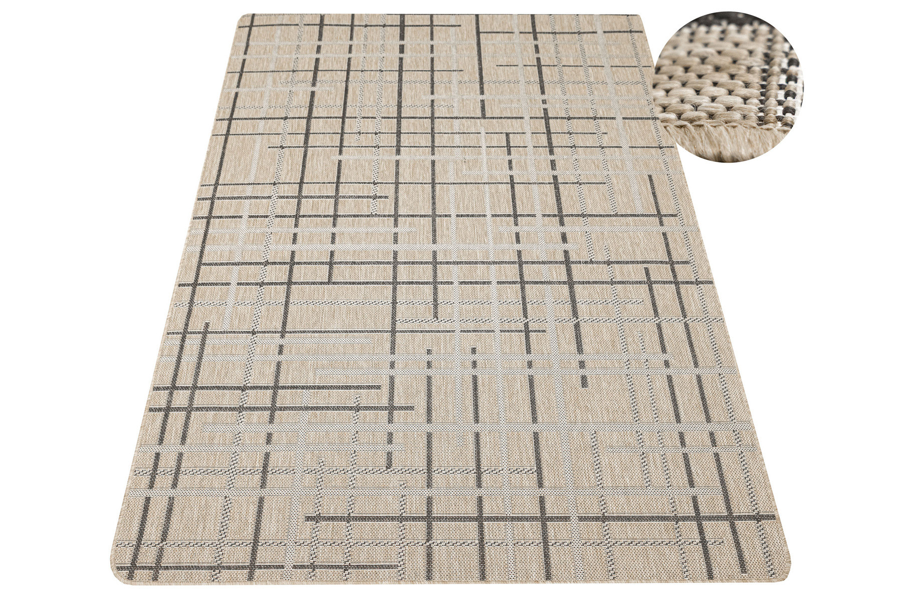 Koberec šnúrkový FLEX 19507/P01 béžový