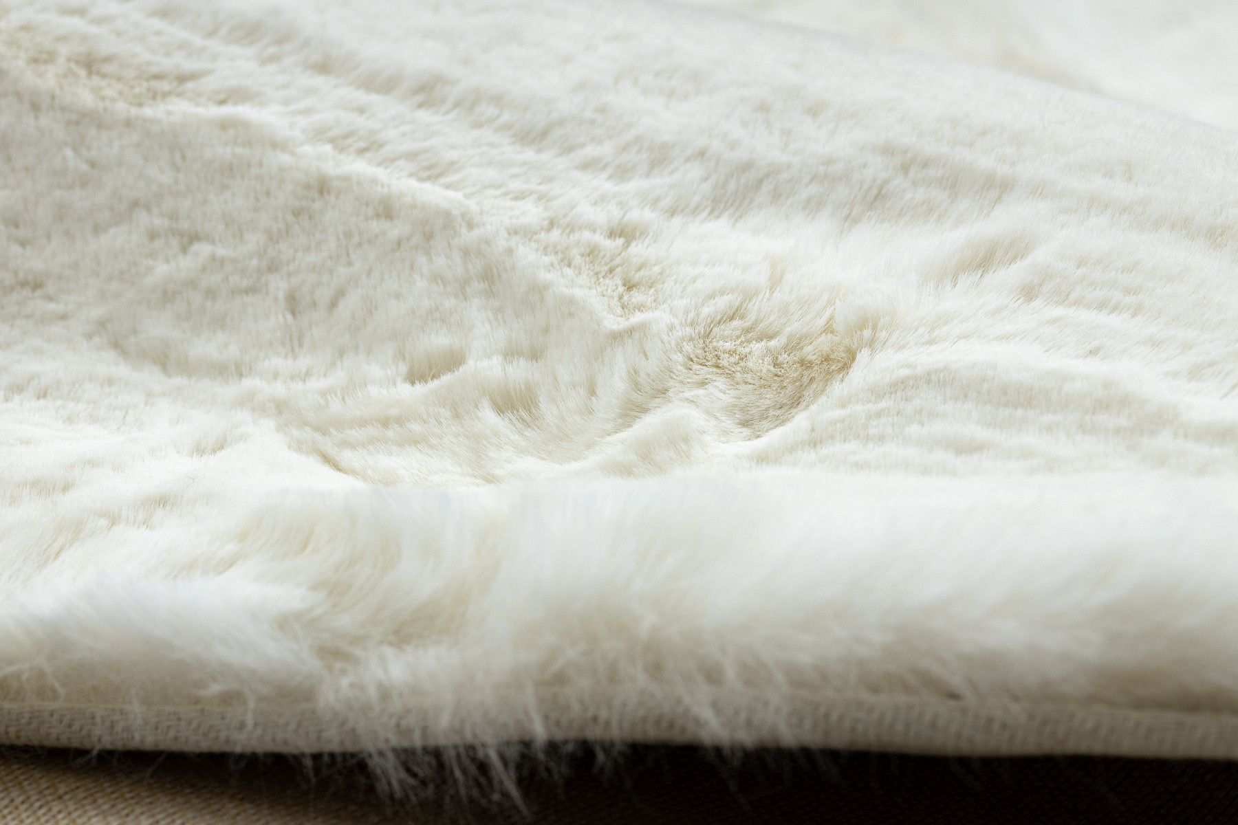 Koberec TEDDY NEW wool 45 krémový, kruh