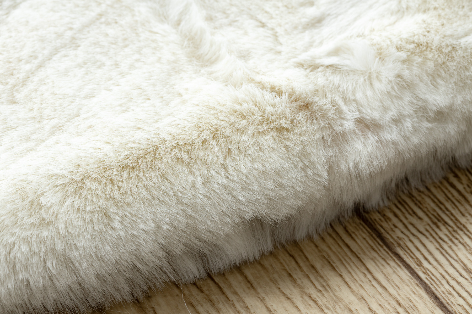 Koberec TEDDY NEW wool 45 krémový, kruh