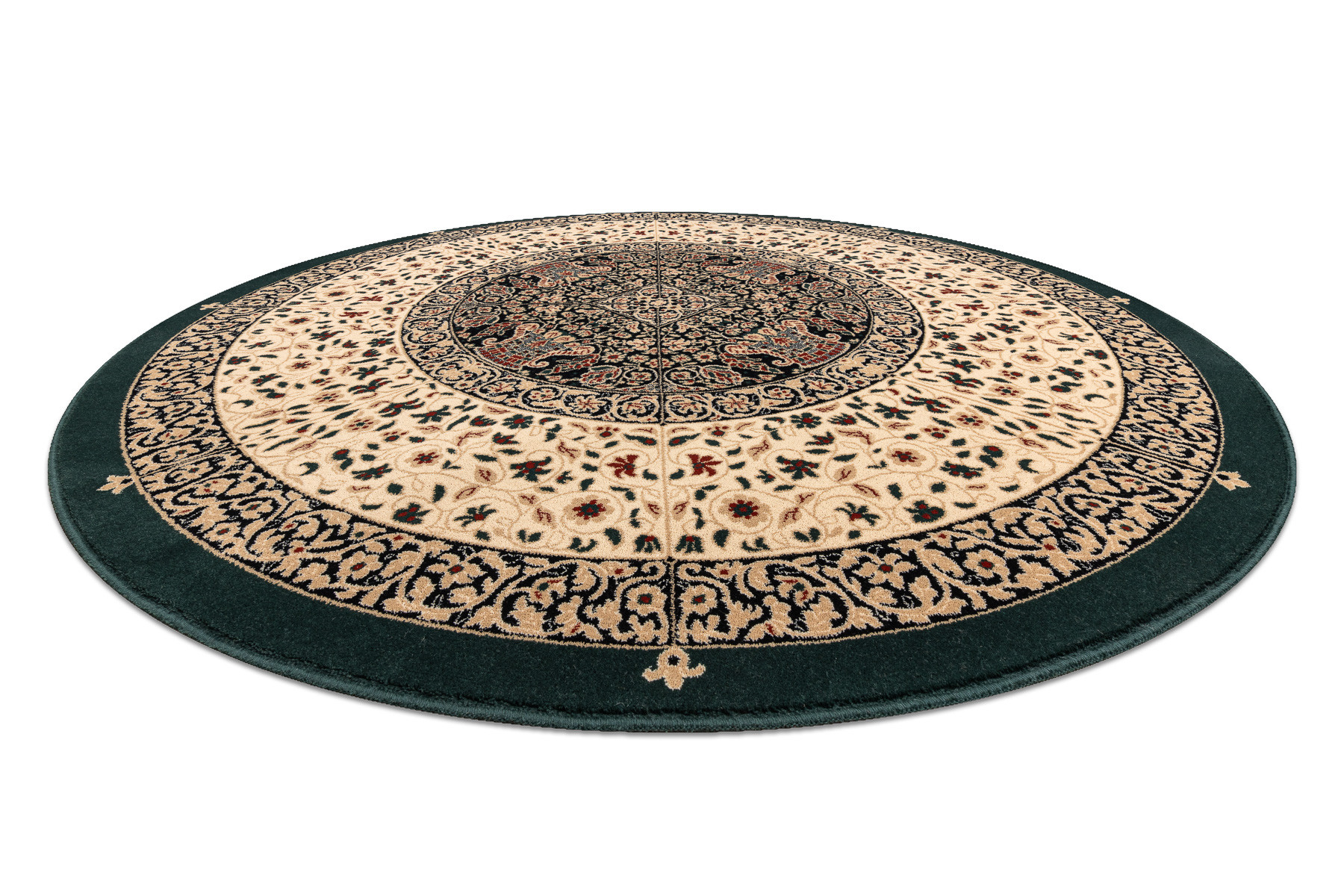 Koberec POLONIA vitráž, smaragdový kruh