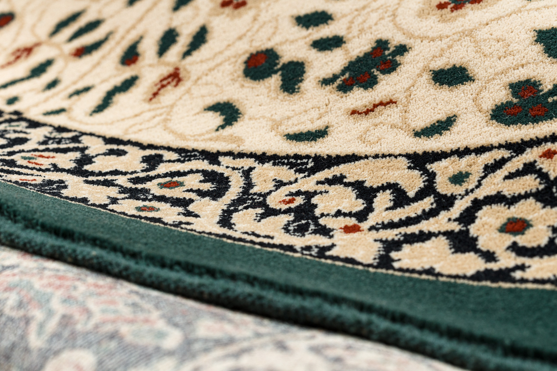 Koberec POLONIA vitráž, smaragdový kruh