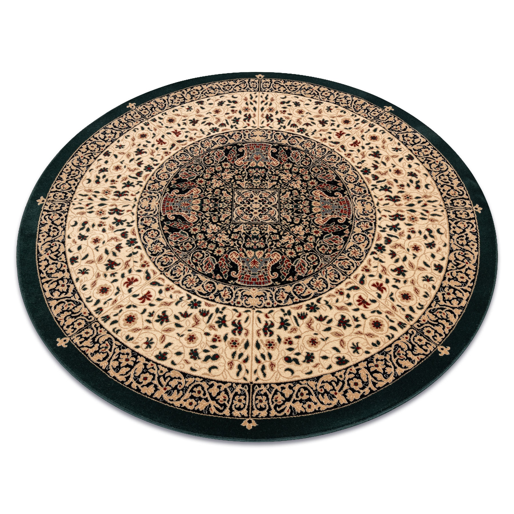 Koberec POLONIA vitráž, smaragdový kruh