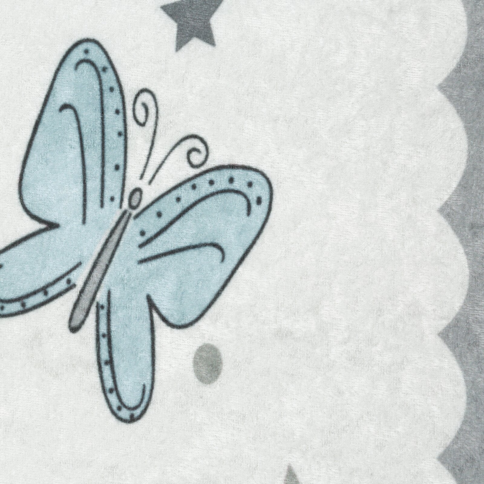 Koberec BABY1 popolový / modrý