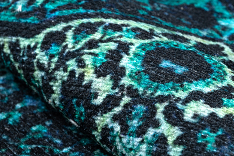 Koberec ANTIKA Ancret Azure ornament modrý