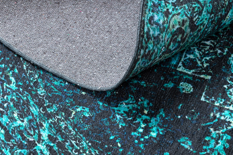 Koberec ANTIKA Ancret Azure ornament modrý