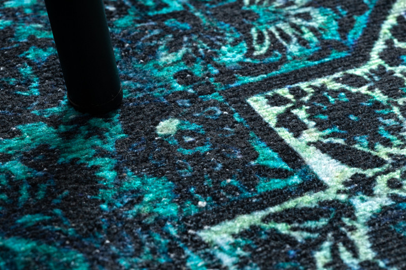 Koberec ANTIKA Ancret Azure ornament modrý