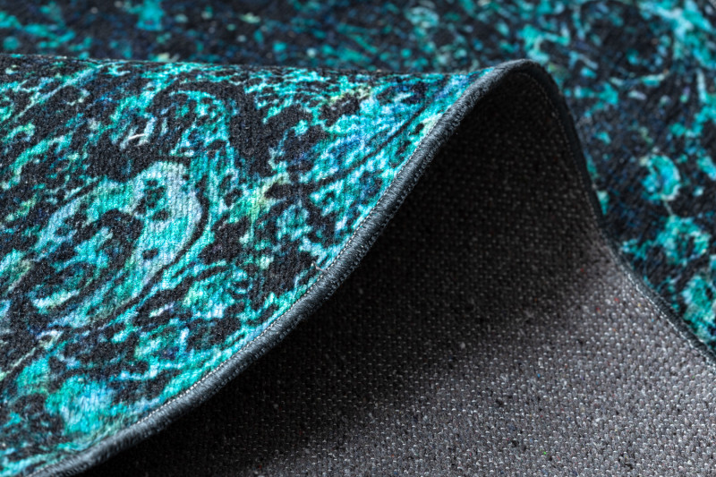 Koberec ANTIKA Ancret Azure ornament modrý