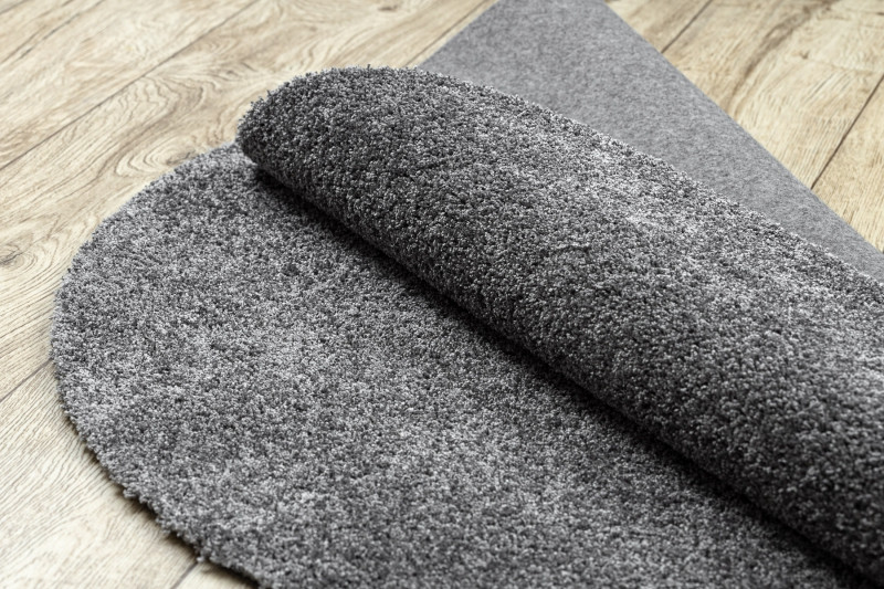 Koberec kruh ILDO 71181070 antracit sivý