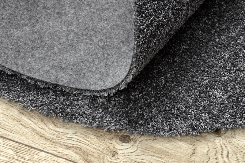 Koberec kruh ILDO 71181070 antracit sivý