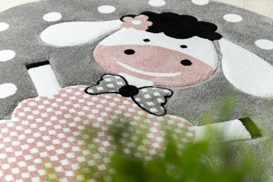 Koberec KRUH PETIT DOLLY sivý