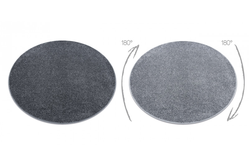 Koberec kruh SANTA FE sivý