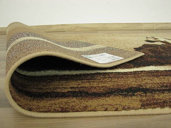 Koberec Makata - Cválajúci kôň, béžový