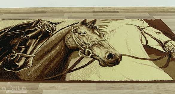 Koberec Makata - Koníky, béžový