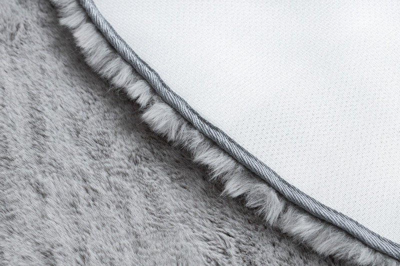 Koberec TEDDY kruh Shaggy sivý protišmykový