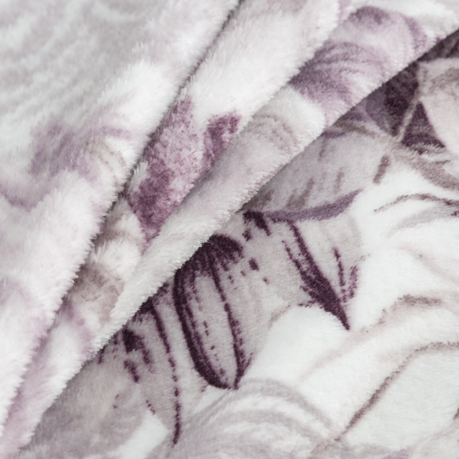 Deka DAVOS 2 fialová / sivá