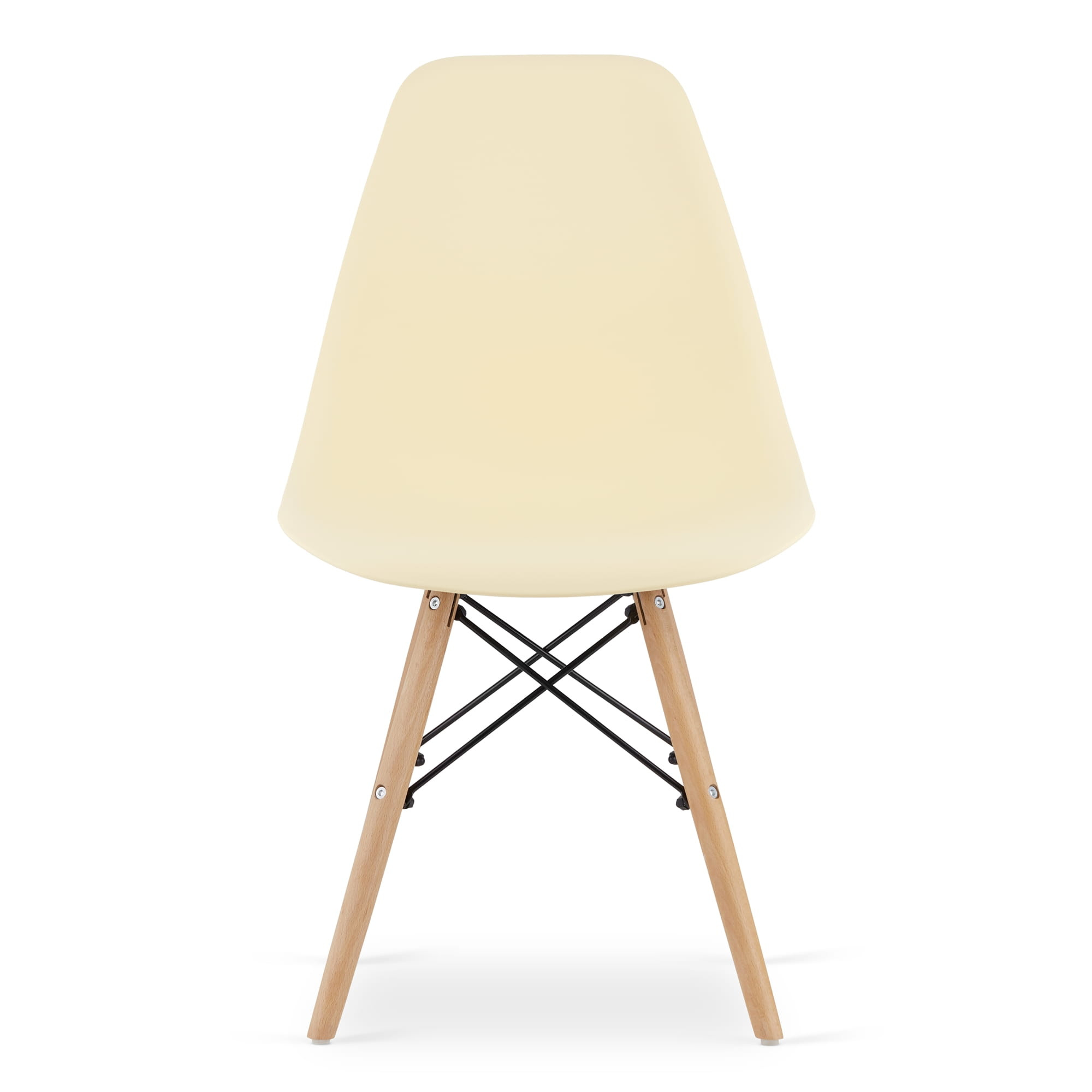 Set jedálenských stoličiek OSAKA krémové (hnedé nohy) 4ks