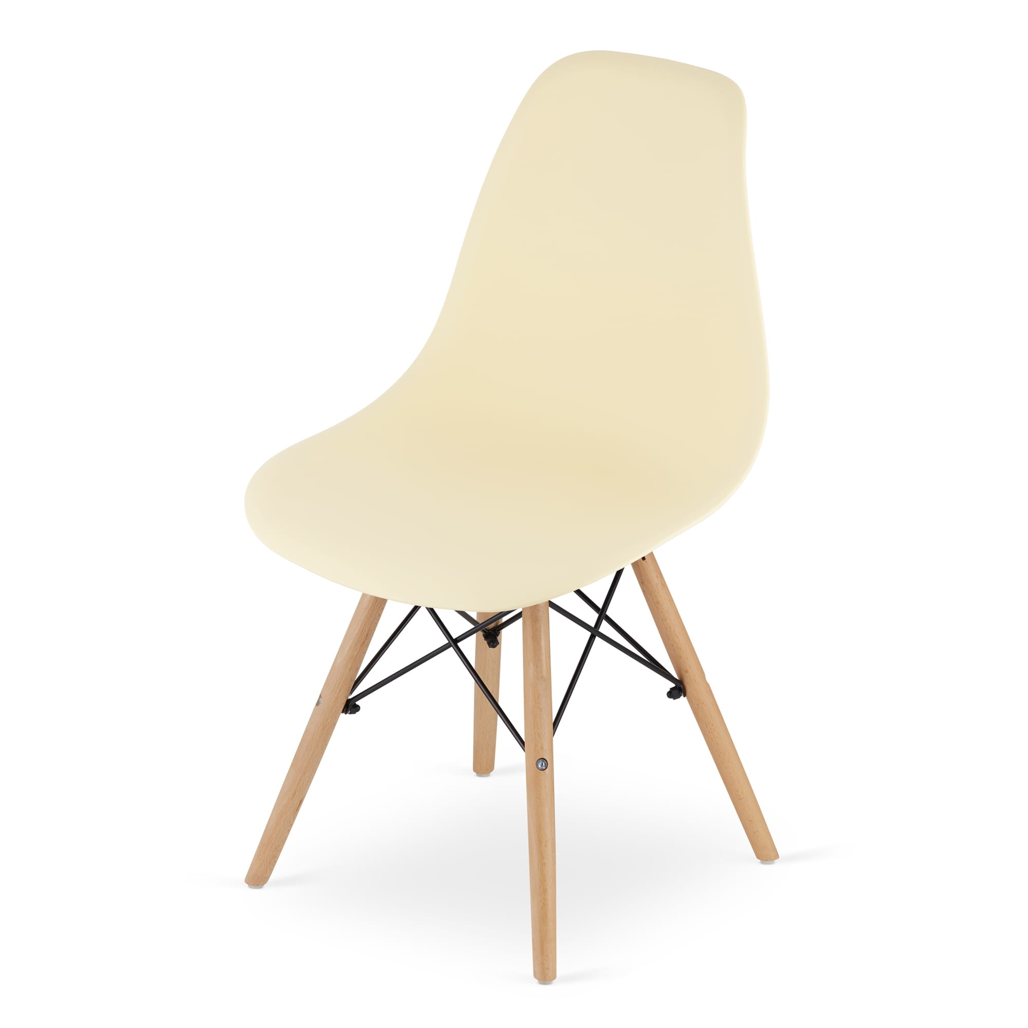 Set jedálenských stoličiek OSAKA krémové (hnedé nohy) 4ks