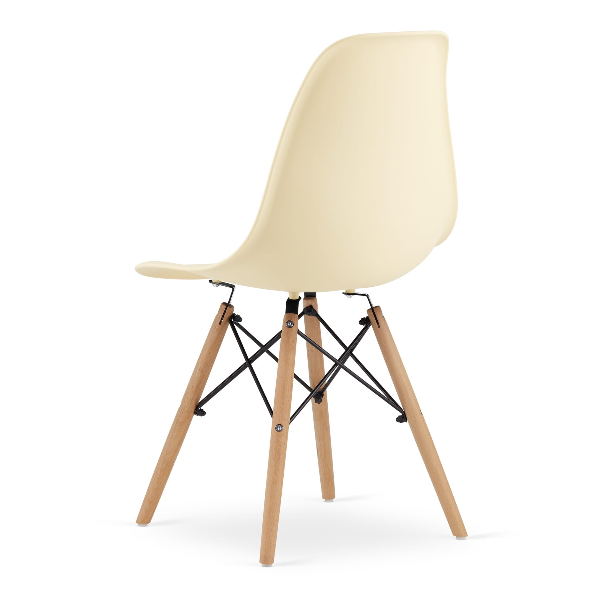 Set jedálenských stoličiek OSAKA krémové (hnedé nohy) 4ks