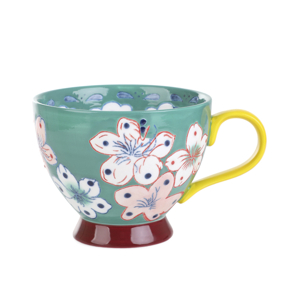 Šálka SALVA tyrkysová 886596 400 ml