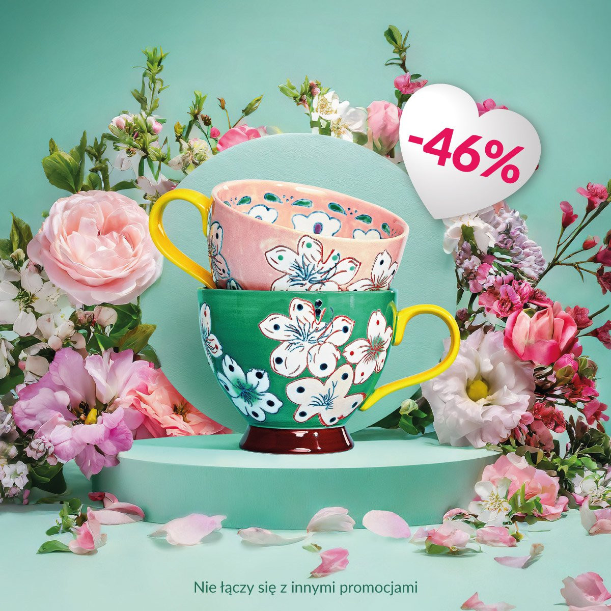 Šálka SALVA tyrkysová 886596 400 ml