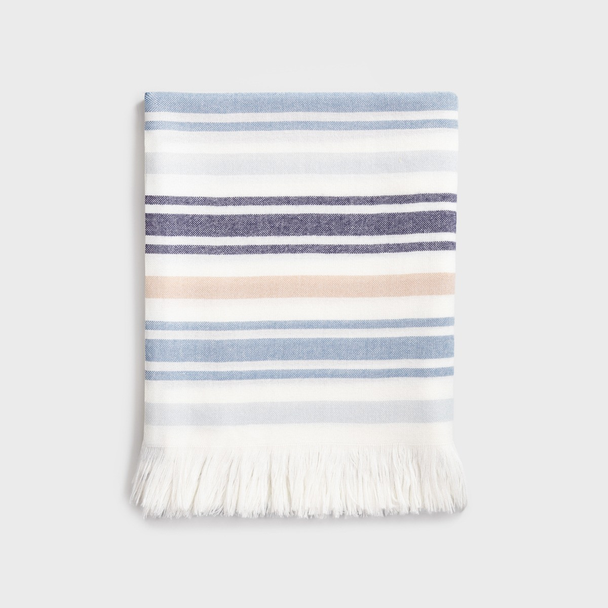 Deka TERRAS biela s pruhmi 241483