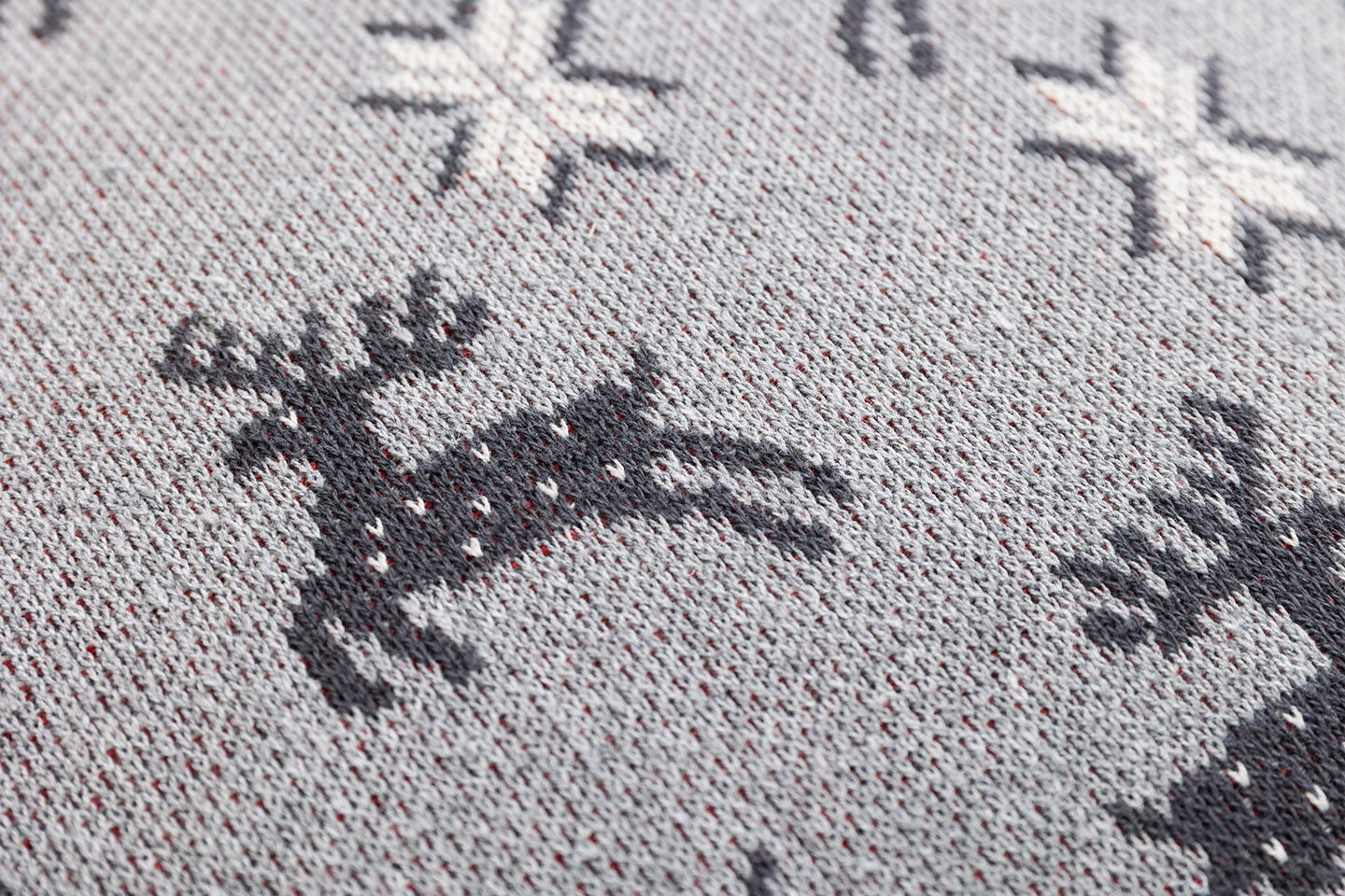 Štvorcový vankúš  SWEET DEER sivý