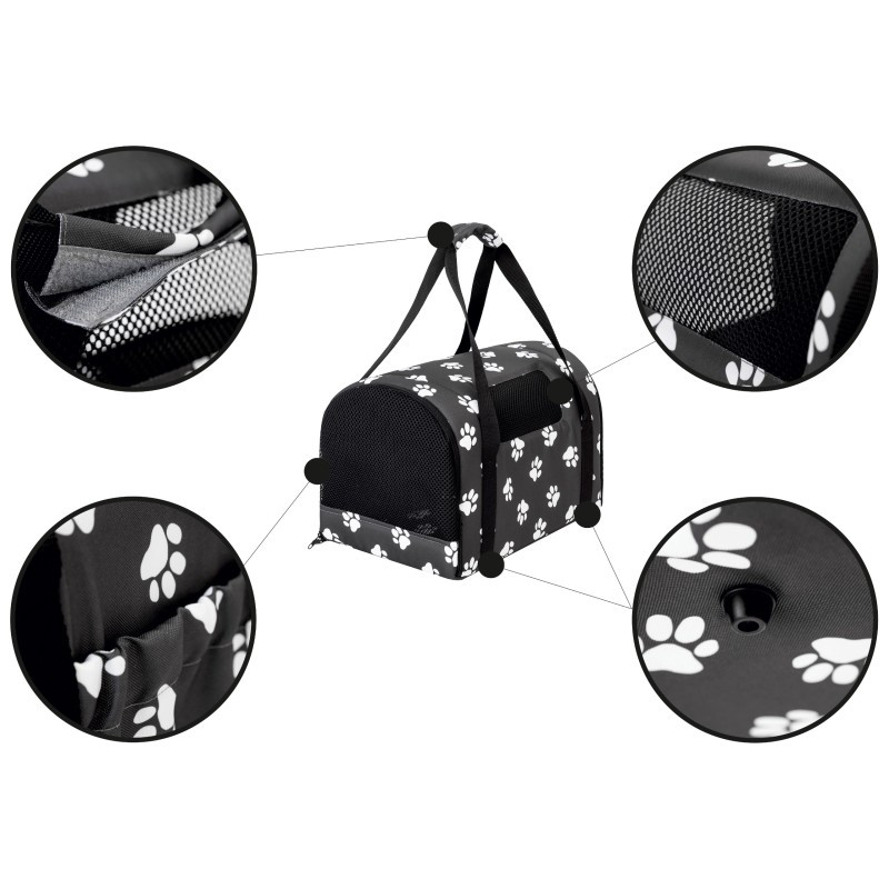 Prepravná taška TUBE R2 labky, grafitová