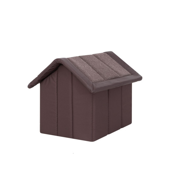 Búda pre psa INARI R3 ekokoža, hnedá