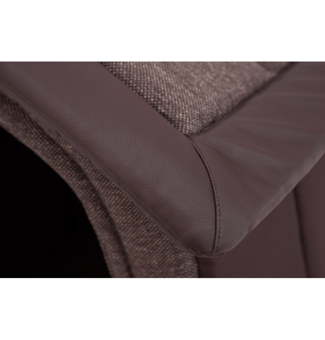 Búda pre psa INARI R3 ekokoža, hnedá