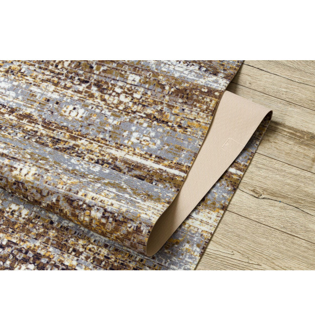 Protišmykový behúň DIGITAL - BERGEN béžový / sivý