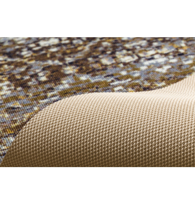 Protišmykový behúň DIGITAL - BERGEN béžový / sivý