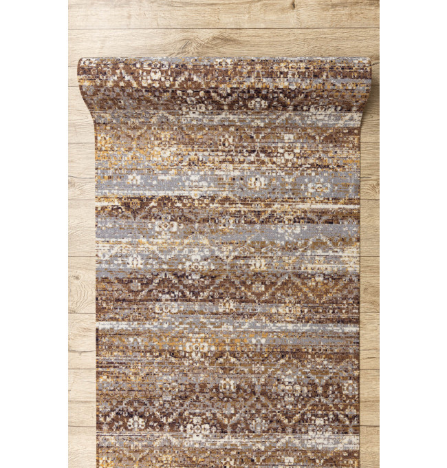 Protišmykový behúň DIGITAL - BERGEN béžový / sivý