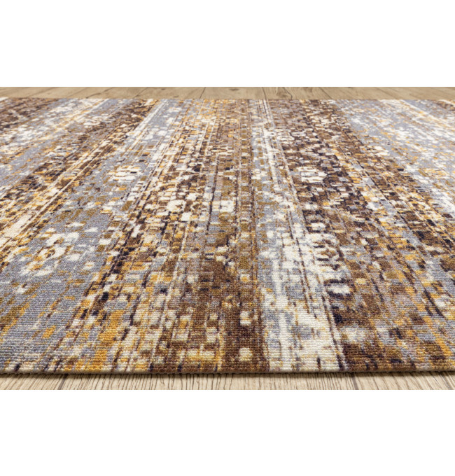 Protišmykový behúň DIGITAL - BERGEN béžový / sivý