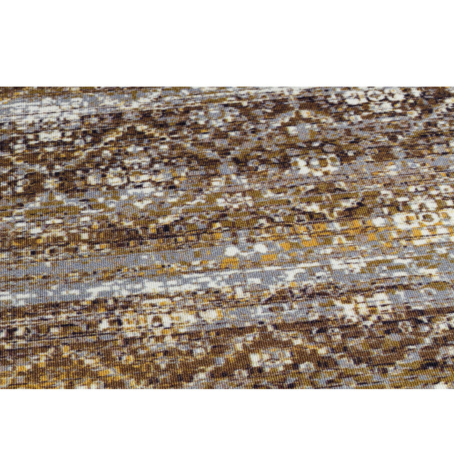 Protišmykový behúň DIGITAL - BERGEN béžový / sivý