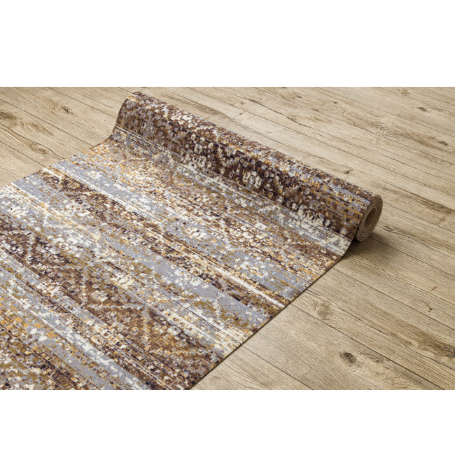 Protišmykový behúň DIGITAL - BERGEN béžový / sivý