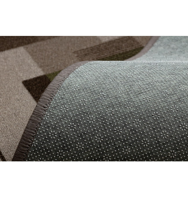 Protišmykový behúň LISTRA geometrický, béžový