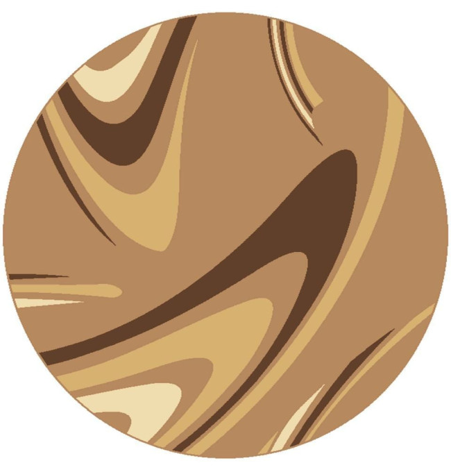 Koberec COFFEE orech kruh