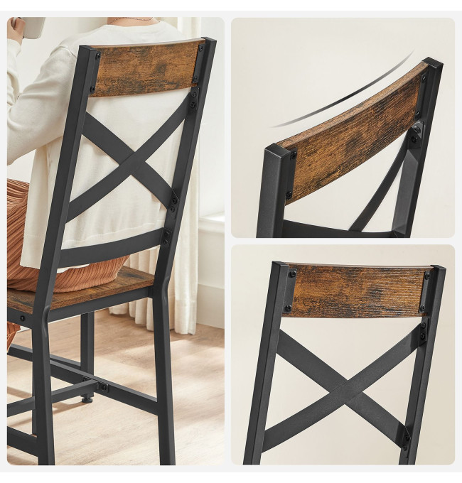 Set dvoch jedálenských stoličiek LDC094B01 (2 ks)