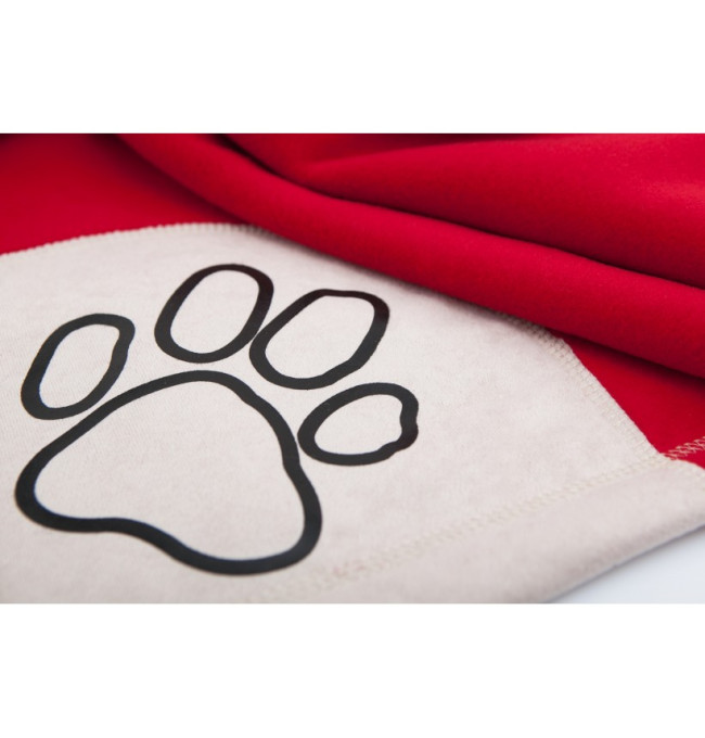 Deka pre zvieratá M, červená